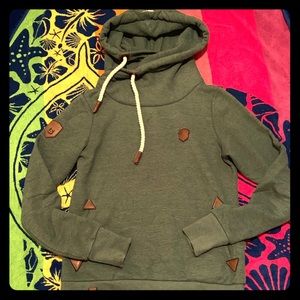Women’s Naketano Darth hoodie, dark green, medium